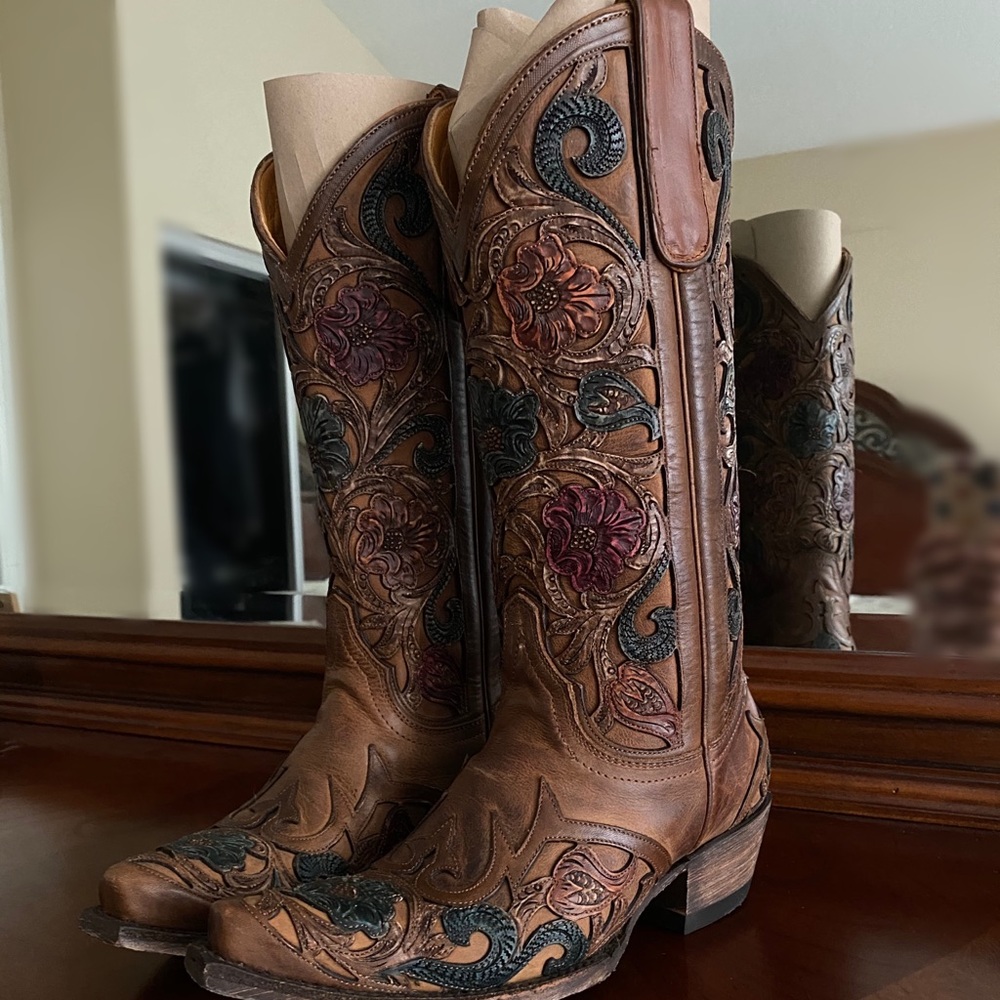 Old gringo cowboy boots size 5B Mint condition